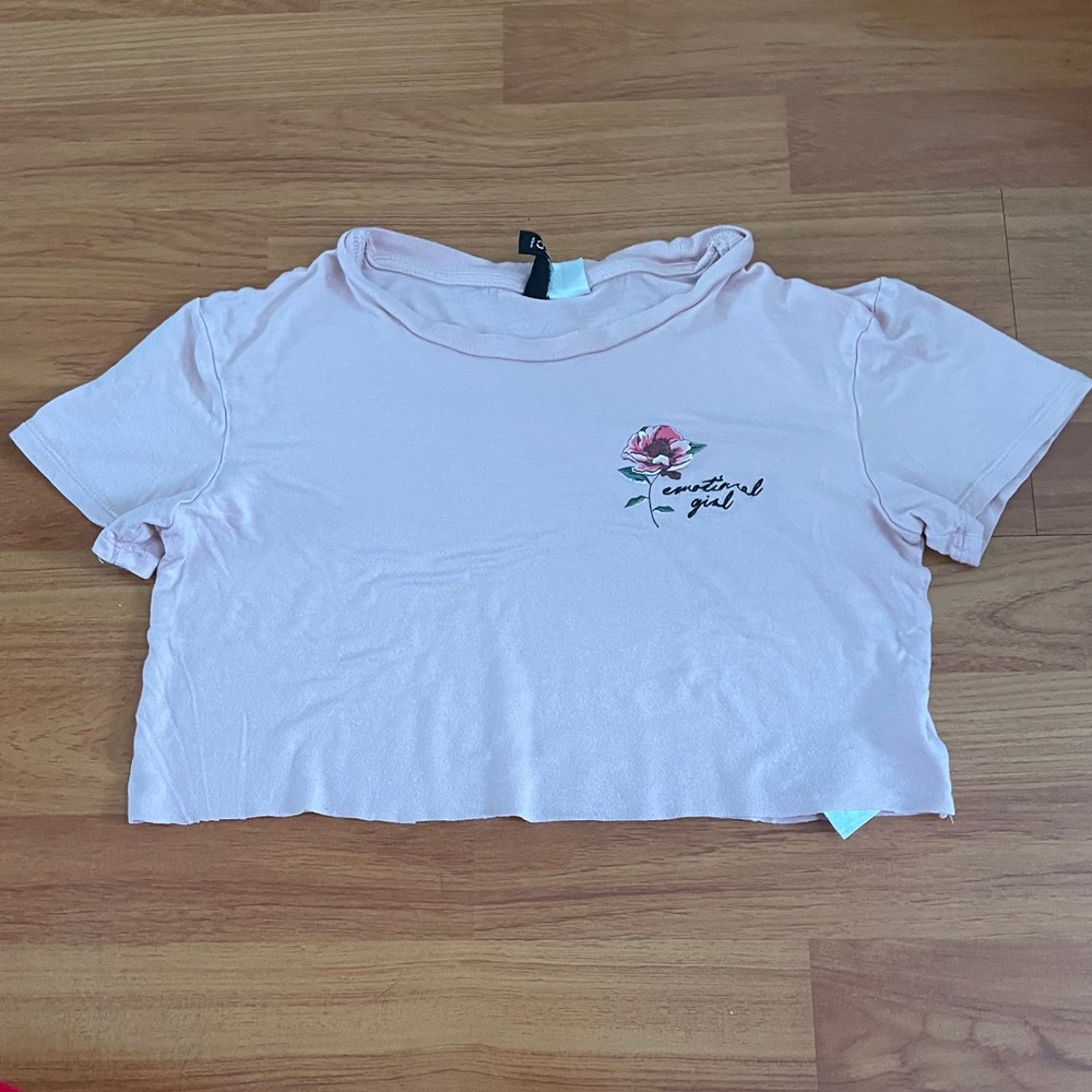 Light pink crop top